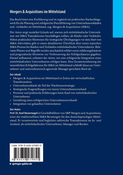 Produktbild: Mergers & Acquisitions im Mittelstand