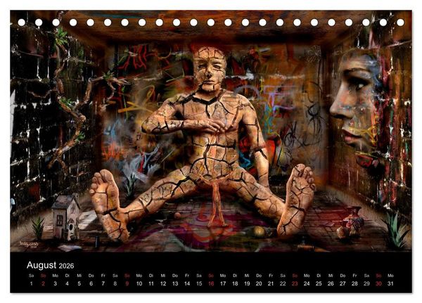 Produktbild: Moderner Surrealismus (Tischkalender 2026 DIN A5 quer), CALVENDO Monatskalender