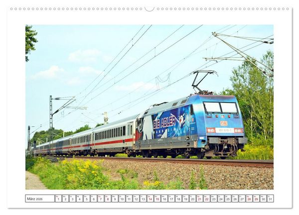 Produktbild: Die Baureihe 101 der Deutschen Bahn (hochwertiger Premium Wandkalender 2026 DIN A2 quer), Kunstdruck in Hochglanz