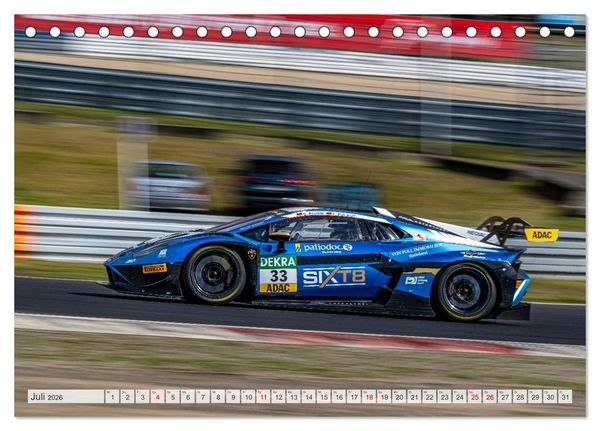 Produktbild: Wilde Stiere am N&uuml;rburgring (Tischkalender 2026 DIN A5 quer), CALVENDO Monatskalender