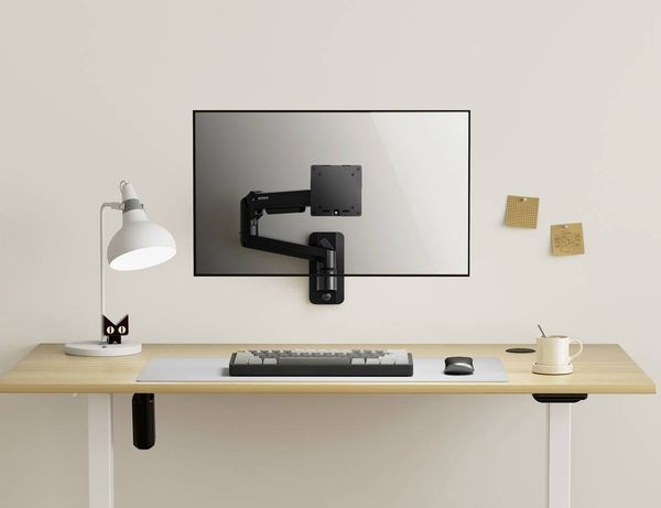 Produktbild: SpeaKa Professional SP-MM-990 Monitor-Wandhalterung 1 Display(s) 43,2 cm (17") - 124,5 cm (49") Schwarz H&ouml;henverstellbar, Neigbar, Schwenkbar