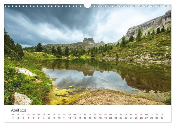 Produktbild: Alpensee - Wunder der Natur (Wandkalender 2026 DIN A3 quer), CALVENDO Monatskalender
