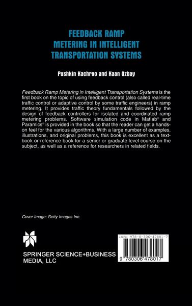 Produktbild: Feedback Ramp Metering in Intelligent Transportation Systems
