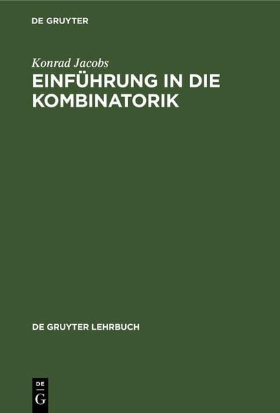 Produktbild: Einf&uuml;hrung in die Kombinatorik