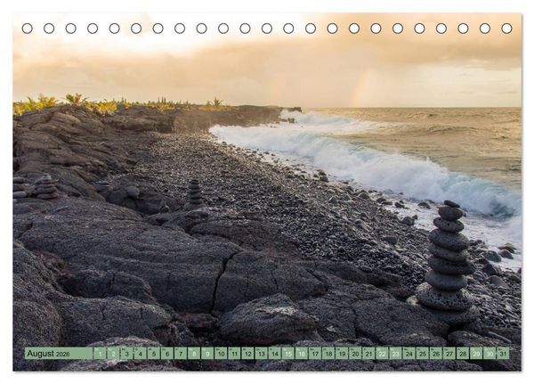 Produktbild: Big Island - Reise in eine unvergessliche Welt (Tischkalender 2026 DIN A5 quer), CALVENDO Monatskalender