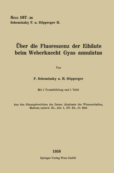 Produktbild: &Uuml;ber die Fluoreszenz der Eih&auml;ute beim Weberknecht Gyas annulatus