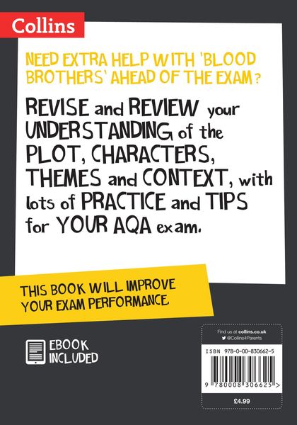 Produktbild: Blood Brothers: AQA GCSE 9-1 Grade English Literature Text Guide