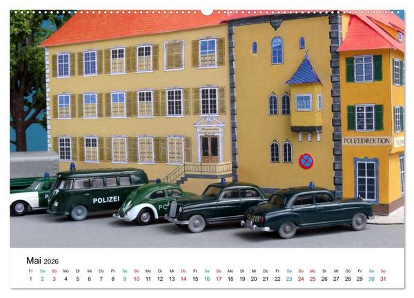Produktbild: Polizeimodelle im Einsatz (hochwertiger Premium Wandkalender 2026 DIN A2 quer), Kunstdruck in Hochglanz