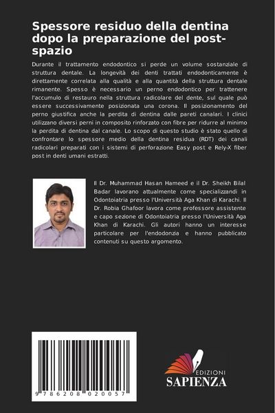 Produktbild: Spessore residuo della dentina dopo la preparazione del post-spazio