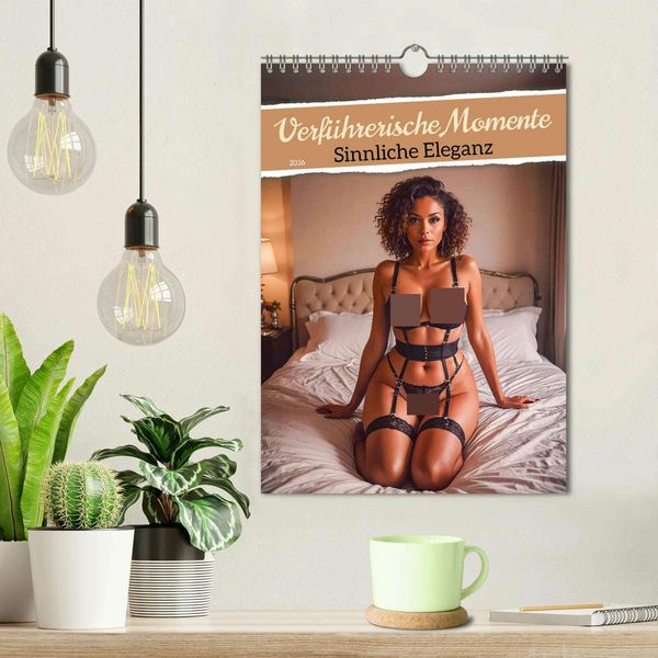 Produktbild: Verf&uuml;hrerische Momente - Sinnliche Eleganz (Wandkalender 2026 DIN A4 hoch), CALVENDO Monatskalender