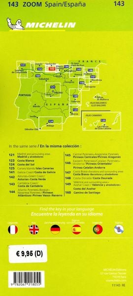 Produktbild: Costa de Cantabria - Zoom Map 143. 1 : 150 000