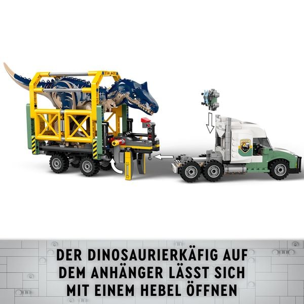 Produktbild: LEGO Jurassic World Dinosaurier-Missionen: Allosaurus-Transporter 76966