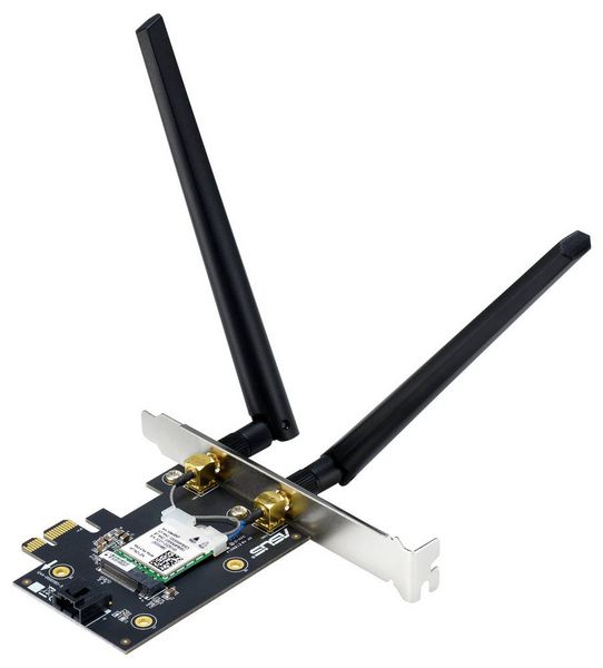 Produktbild: Asus PCE-BE6500 WLAN- / Bluetooth&reg;-Adapter 2880MBit/s PCIe 3.0 x1