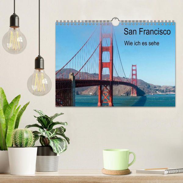 Produktbild: San Francisco - Wie ich es sehe (Wandkalender 2026 DIN A4 quer), CALVENDO Monatskalender