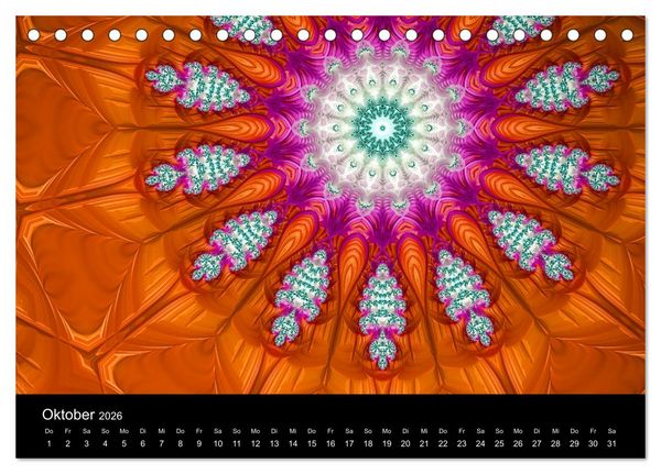 Produktbild: mandala-art (Tischkalender 2026 DIN A5 quer), CALVENDO Monatskalender