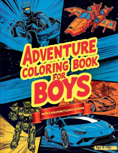 Produktbild: Adventure Coloring Book for Boys