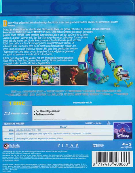 Produktbild: Die Monster Uni
