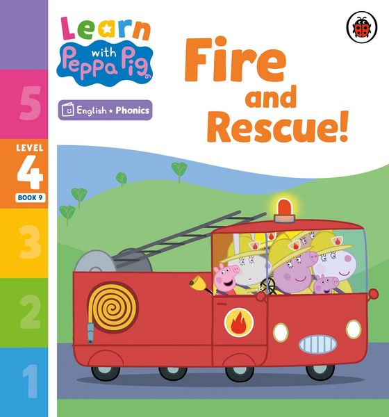 Produktbild: Learn with Peppa Phonics Level 4 Book 9 - Fire and Rescue! (Phonics Reader)