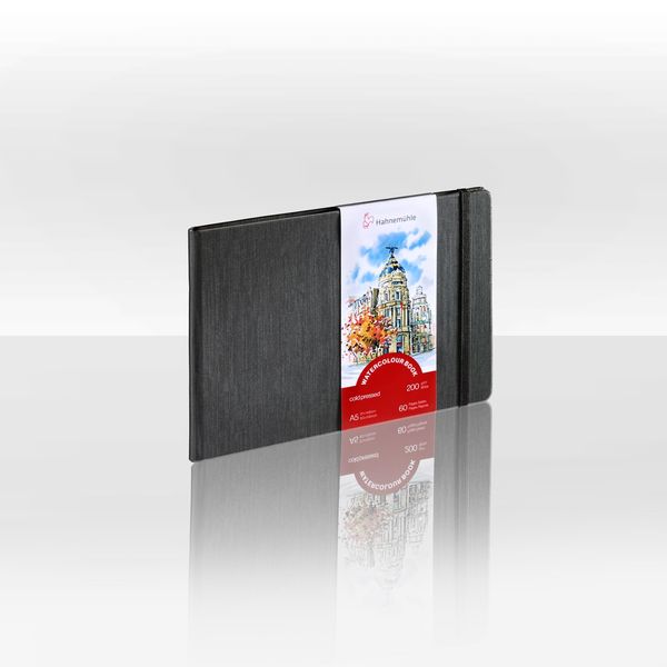 Produktbild: Hahnem&uuml;hle Papier Watercoulour Book 200g/m&sup2;, DIN A 5 Querformat, 200 g/m&sup2;
