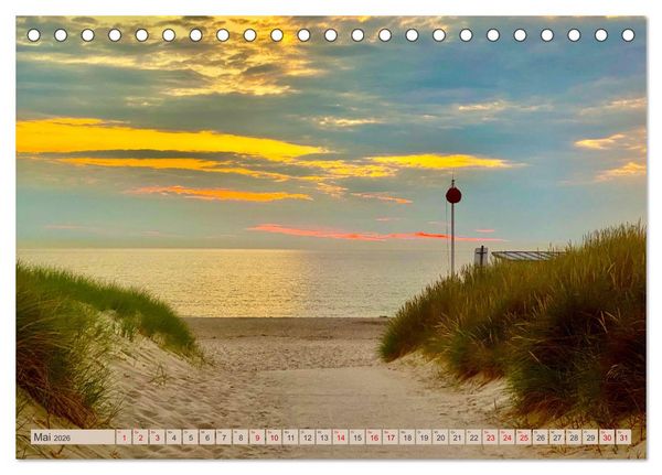 Produktbild: Fischland zwischen Ostsee und Bodden (Tischkalender 2026 DIN A5 quer), CALVENDO Monatskalender