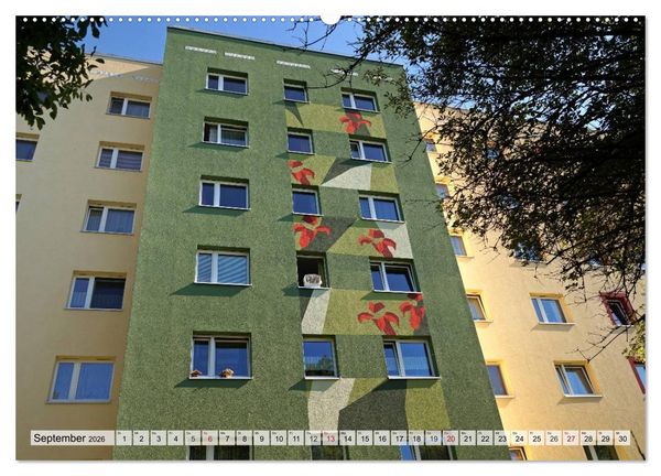 Produktbild: Architektur-Charme der DDR (Erfurt) (Wandkalender 2026 DIN A2 quer), CALVENDO Monatskalender