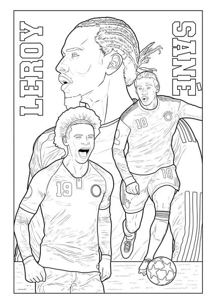 Produktbild: Fu&szlig;ball Malbuch - Tore, Siege & Triumphe SUPERSTARS Fu&szlig;ballhelden der EM 2024 &ndash; ab 6 Jahren mit 50 Ausmalbildern