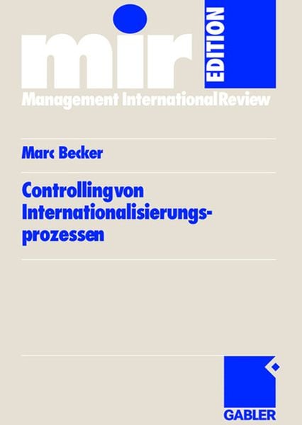 Produktbild: Controlling von Internationalisierungs-prozessen