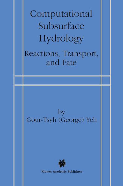 Produktbild: Computational Subsurface Hydrology