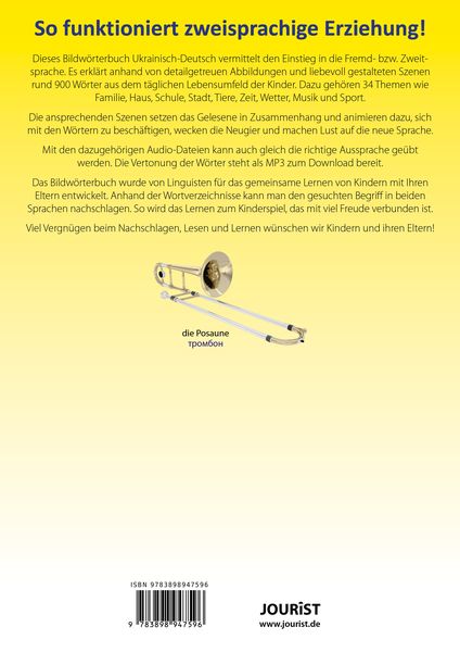 Produktbild: Bildw&ouml;rterbuch f&uuml;r Kinder und Eltern Ukrainisch-Deutsch