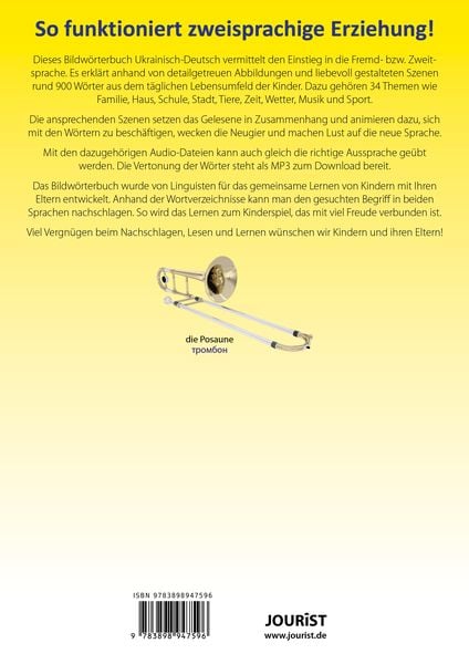 Produktbild: Bildw&ouml;rterbuch f&uuml;r Kinder und Eltern Ukrainisch-Deutsch