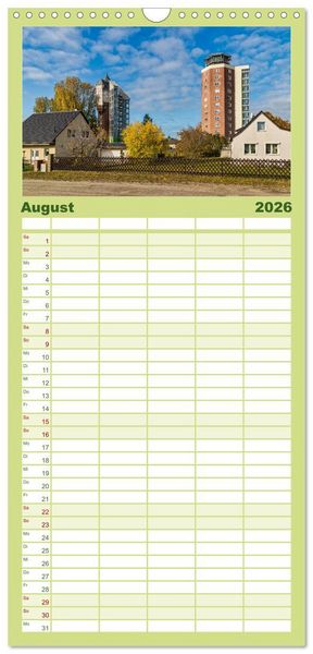 Produktbild: Familienplaner 2026 - Domstadt F&uuml;rstenwalde Spree mit 5 Spalten (Wandkalender, 21 x 45 cm) CALVENDO
