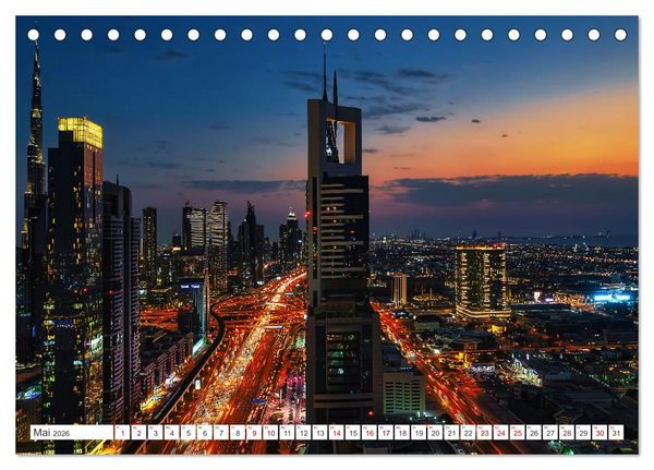 Produktbild: Dubai - Das achte Weltwunder (Tischkalender 2026 DIN A5 quer), CALVENDO Monatskalender