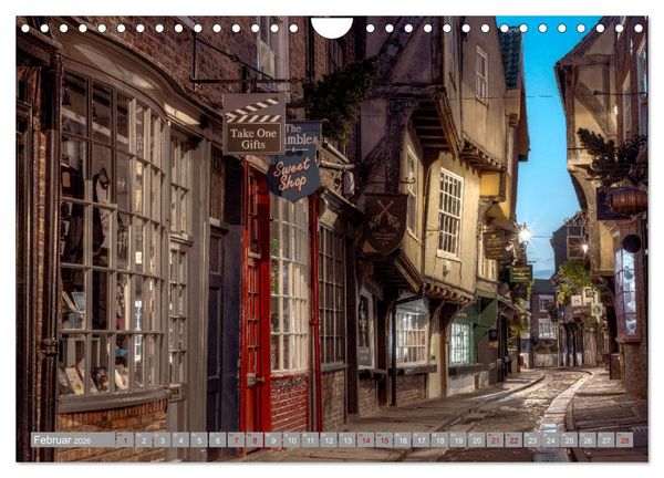Produktbild: Yorkshire, England: Romantik zwischen Hochmooren und wilder K&uuml;ste (Wandkalender 2026 DIN A4 quer), CALVENDO Monatskalender