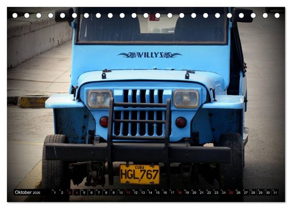 Produktbild: Auto-Legenden: WILLYS (Tischkalender 2026 DIN A5 quer), CALVENDO Monatskalender