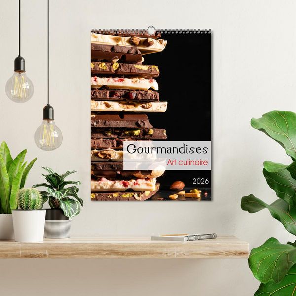 Produktbild: Gourmandises - Art culinaire (Calendrier mural 2026 DIN A3 horizontal), CALVENDO calendrier mensuel