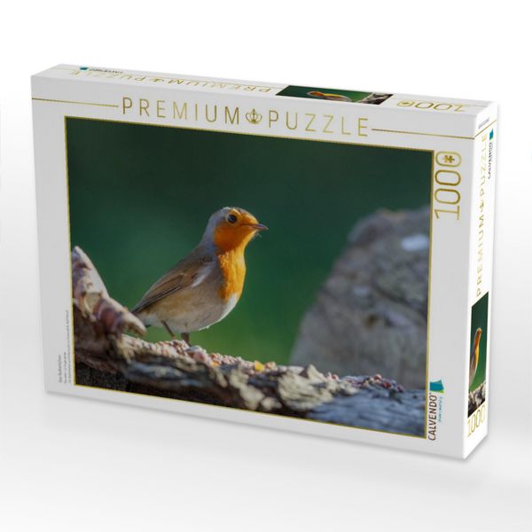 Produktbild: CALVENDO Puzzle Das Rotkehlchen | 1000 Teile Lege-Gr&ouml;&szlig;e 64x48cm Foto-Puzzle f&uuml;r gl&uuml;ckliche Stunden