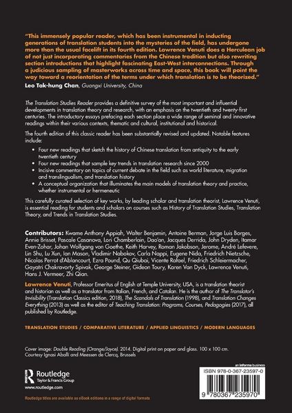 Produktbild: The Translation Studies Reader