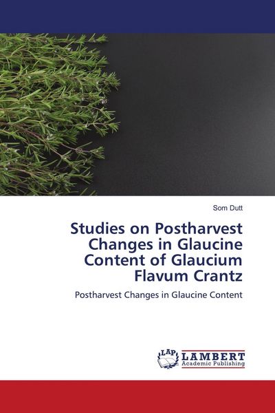Produktbild: Studies on Postharvest Changes in Glaucine Content of Glaucium Flavum Crantz