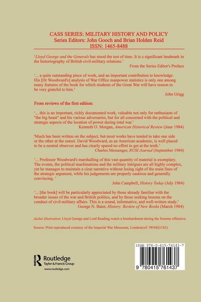 Produktbild: Lloyd George and the Generals
