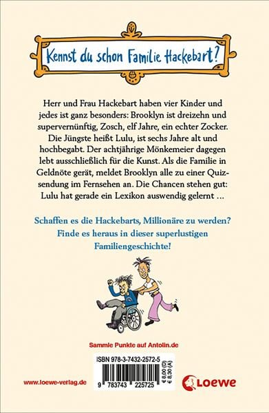 Produktbild: Crazy Family (Band 1) - Die Hackebarts r&auml;umen ab!