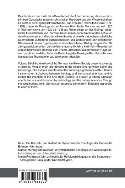 Produktbild: Glaube und Denken