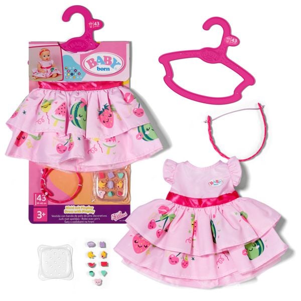 Produktbild: BABY born Kleid mit Pinplay 43cm