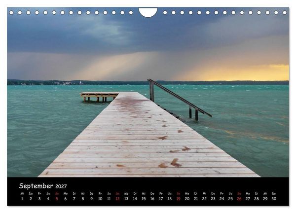 Produktbild: Starnberger See - Silent Moments (Wandkalender 2027 DIN A4 quer), CALVENDO Monatskalender