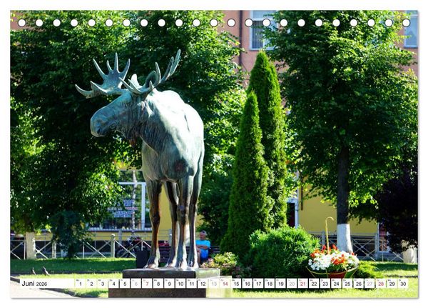 Produktbild: Gumbinnen - Gussew. Das neue Gesicht einer alten Stadt (Tischkalender 2026 DIN A5 quer), CALVENDO Monatskalender