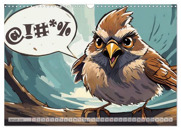 Produktbild: Tierische Metaphern (Wandkalender 2026 DIN A3 quer), CALVENDO Monatskalender