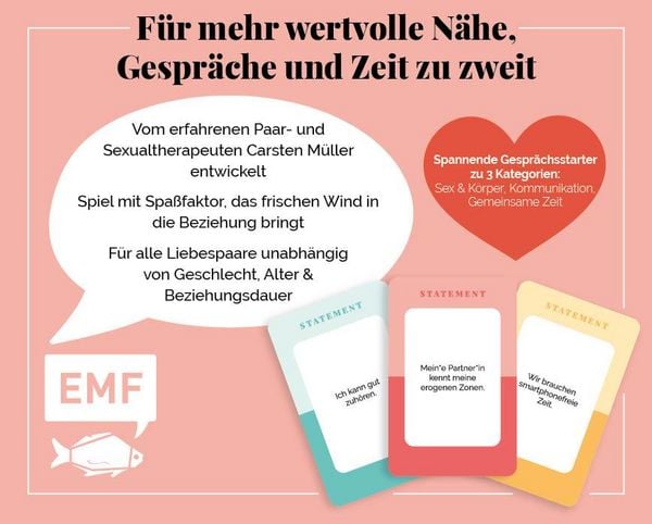 Produktbild: Kartenspiel: Talk about - Das Kommunikationsspiel für Paare