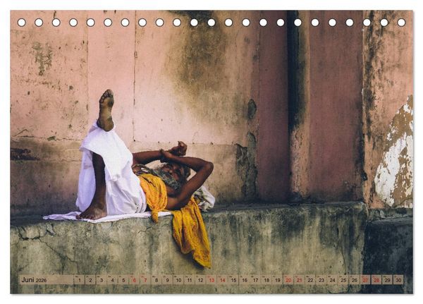 Produktbild: Eine Reise durch Rajasthan (Tischkalender 2026 DIN A5 quer), CALVENDO Monatskalender
