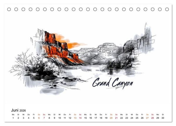 Produktbild: Traumziele der Erde - Kalender f&uuml;r Entdecker (Tischkalender 2026 DIN A5 quer), CALVENDO Monatskalender