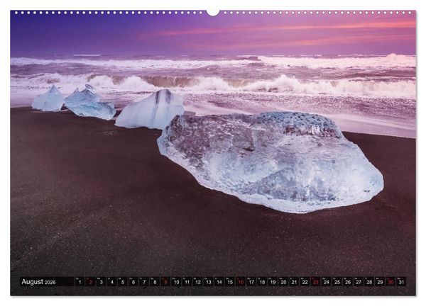 Produktbild: ISLAND Ein fantastisches Erlebnis (hochwertiger Premium Wandkalender 2026 DIN A2 quer), Kunstdruck in Hochglanz