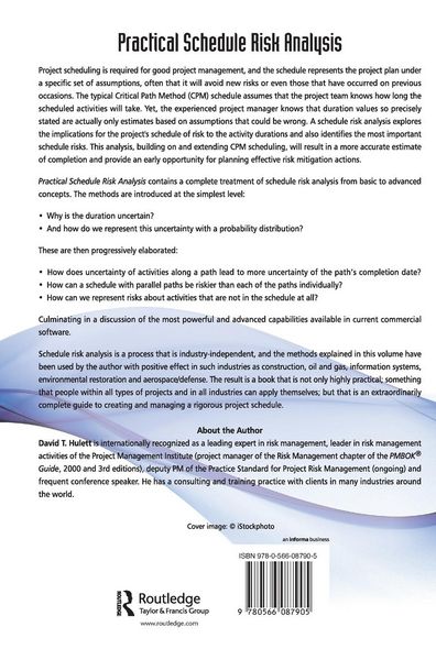 Produktbild: Practical Schedule Risk Analysis